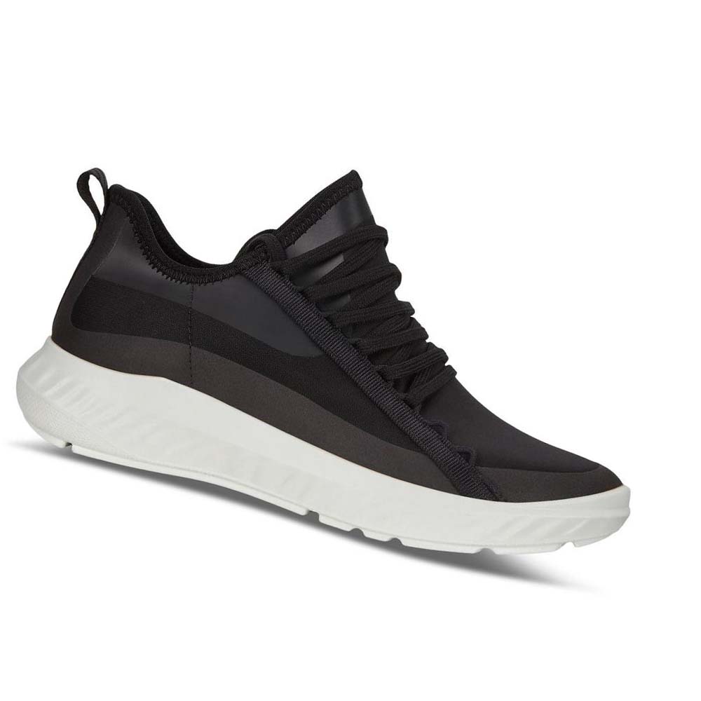 Ecco St.1 Lite Athleisure Joggesko Dame Svarte | NO 257HAP